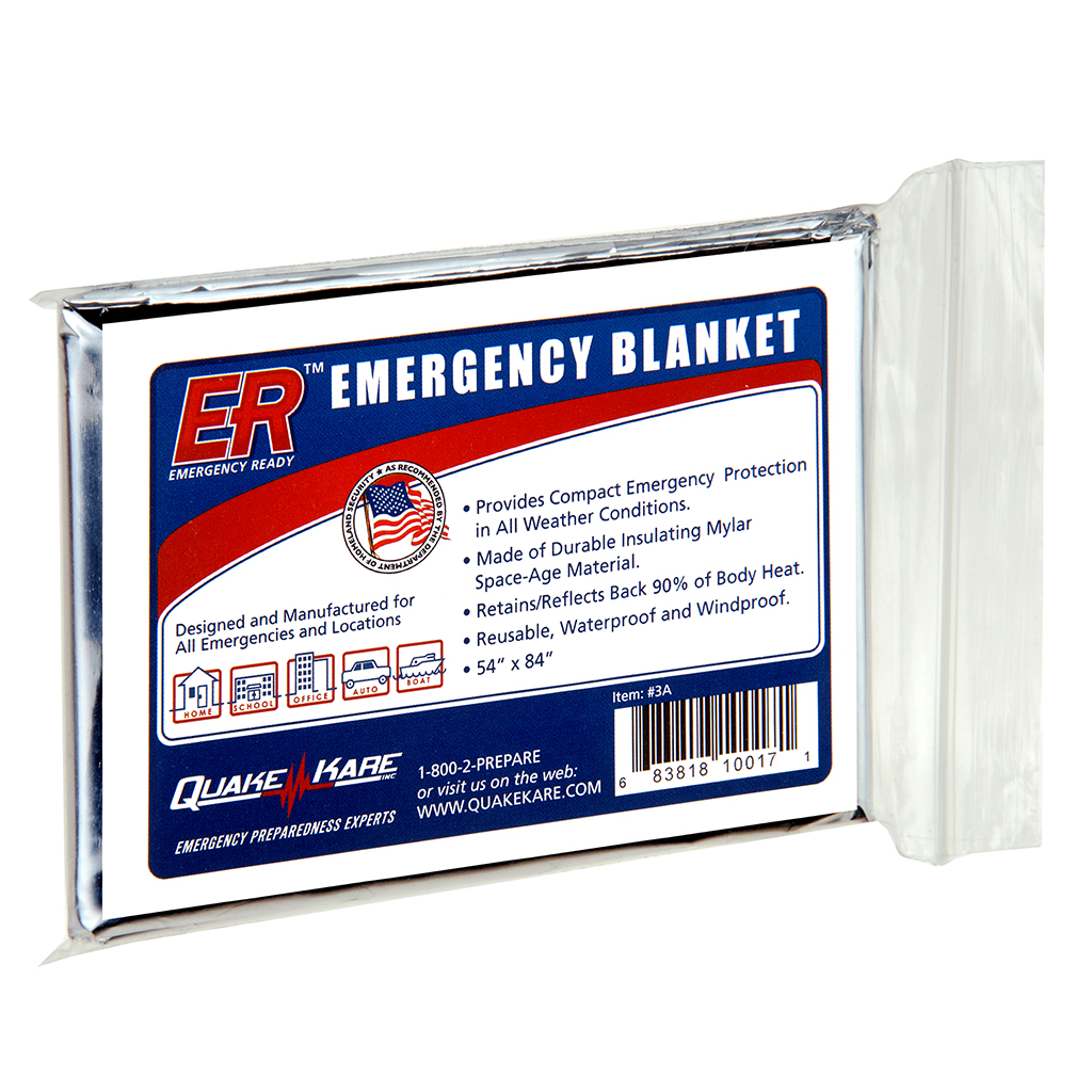 FIVE x Emergency Foil Survival Blanket For Treating Shock Hypothermia 