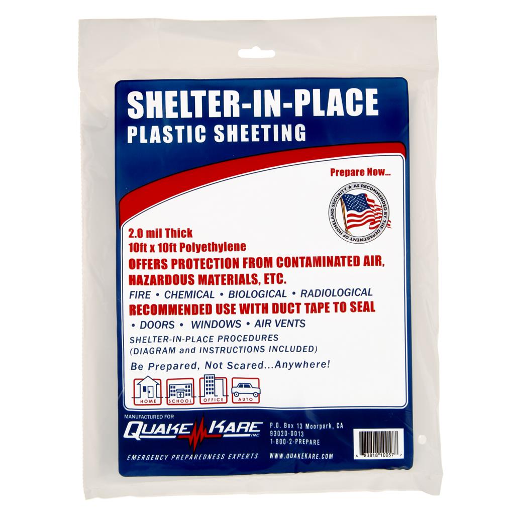 ER™ Shelter-in-Place Plastic Sheeting