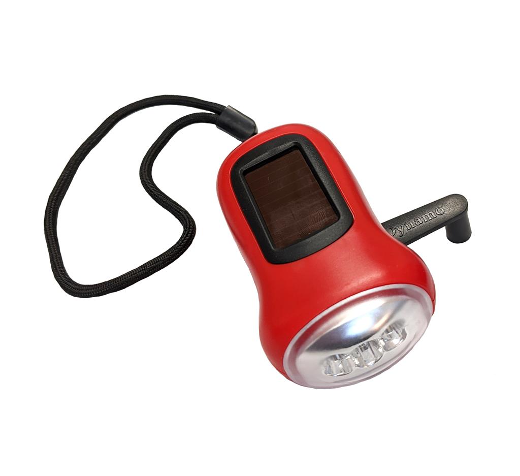 Coghlan's Dynamo Flashlight LED Hand Crank Emergency Light w/Clip 6-Pack 