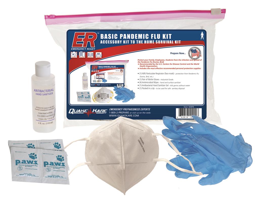 ER™ Basic Pandemic Flu Kit - Bagged