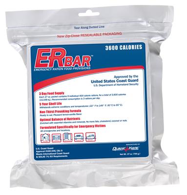 ER™ 3600 Calorie Emergency Food Bars - 1 Case