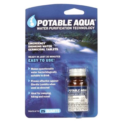 POTABLE AQUA® Water Purification Tablets 