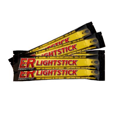 ER™ 12-Hour Yellow Lightsticks - Pack of 10